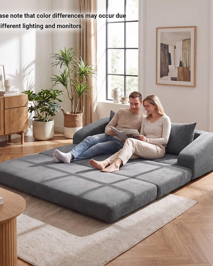 GIANTEX 61" Folding Sofa Bed | 2 in 1 Convertible Futon Couch