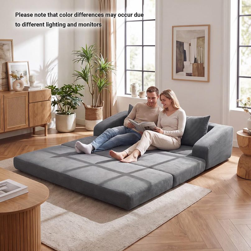 GIANTEX 61" Folding Sofa Bed | 2 in 1 Convertible Futon Couch
