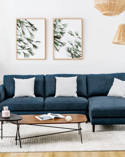Giantex Sectional Sofa Couch Set, 3-Seat Sofa