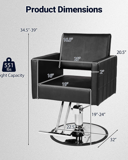 Giantex Hydraulic Salon Chair for Hair Stylist