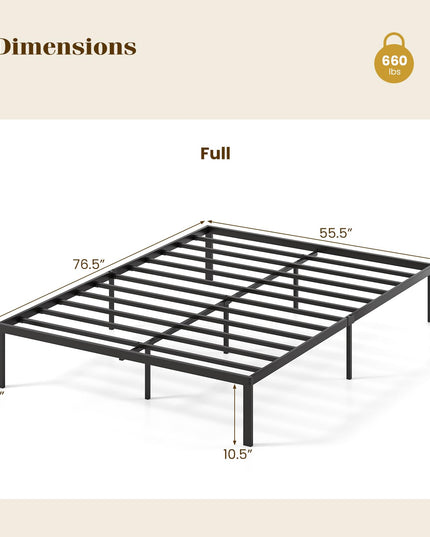 Giantex 12 Inch Metal Platform Bed Frame with Steel Slats Support