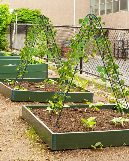 Giantex Garden Trellis, Tall Galvanized Steel Trellis for Climbing Plants