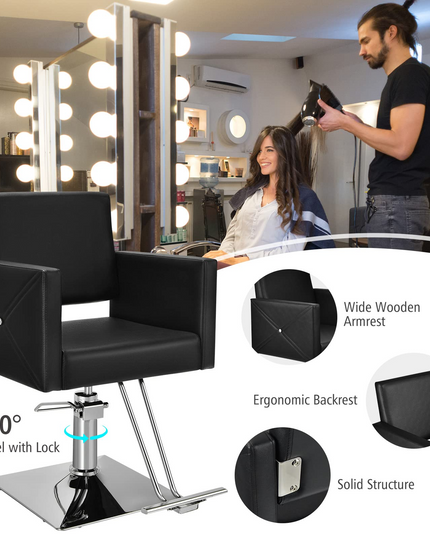 Makeup Hair Salon Chairs for Hair Stylist, Load up 330 LBS