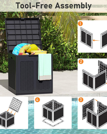 Giantex 39 Gallon Outdoor Storage Box