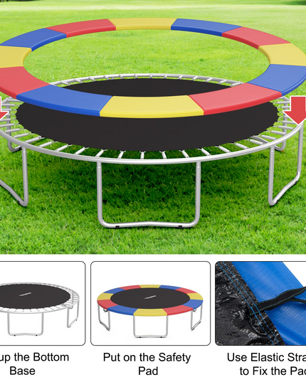 Giantex Trampoline Pad, Tear-Resistant Edge Cover Springs Protection Pad