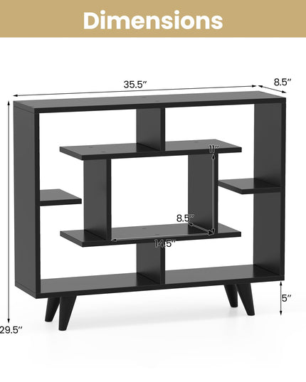 Giantex 3 Tier Geometric Bookshelf