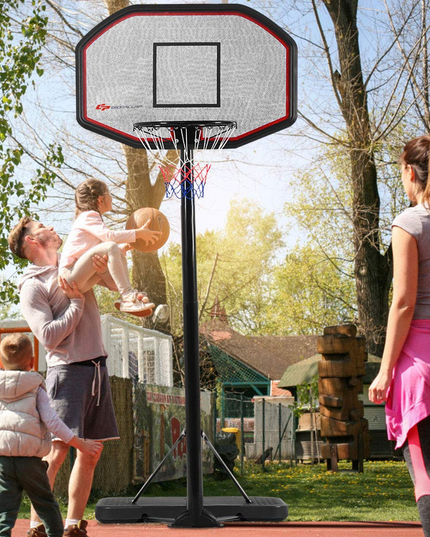 Giantex Portable Basketball Hoop 10 Ft Indoor Outdoor Adjustable Height 6.5'-10'