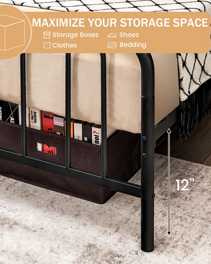 Giantex Full Size Metal Bed Frame, Modern Bed Frame