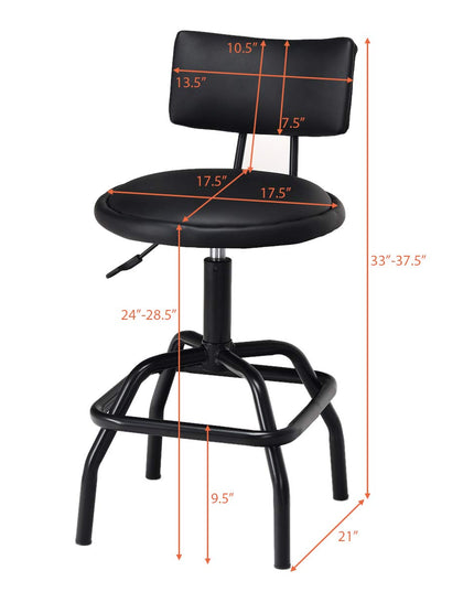 Adjustable Height Bar Stool - Giantex