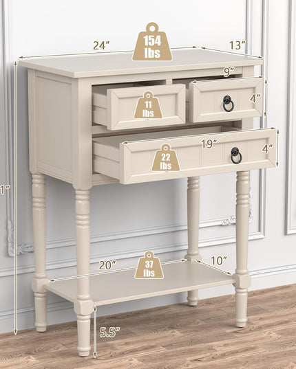 Giantex Console Table with Drawers