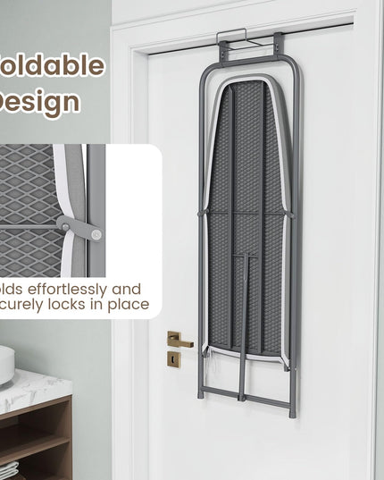 Giantex Over The Door Ironing Board with Iron Holder