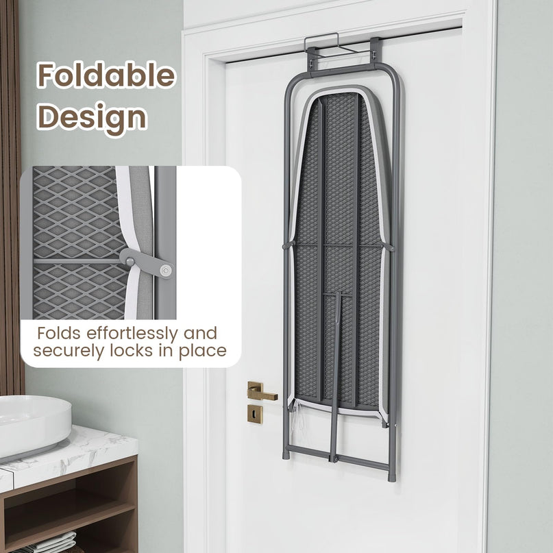 Giantex Over The Door Ironing Board with Iron Holder