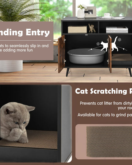 Giantex Cat Litter Box Enclosure