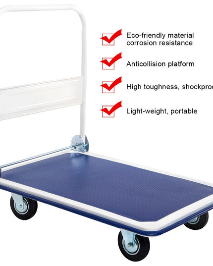 5 660lbs Platform Cart Dolly - Giantex