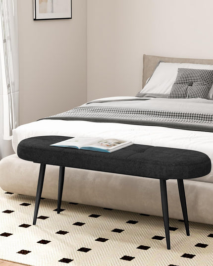 Giantex 47 inch Entryway Bench - End of Bed Bench