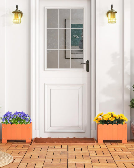 Giantex 2 Pack Rectangular Planter Box