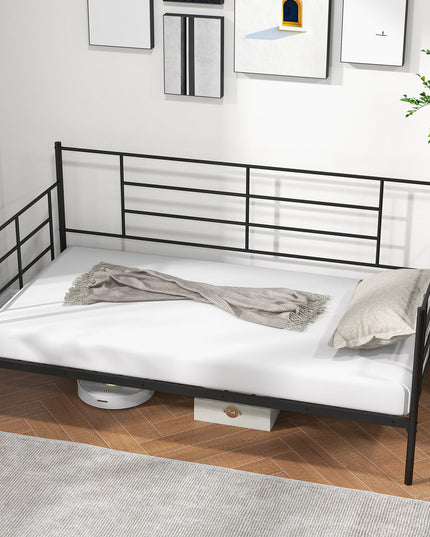 Multifunctional Platform Bed Mattress Foundation with Headboard for Living Room