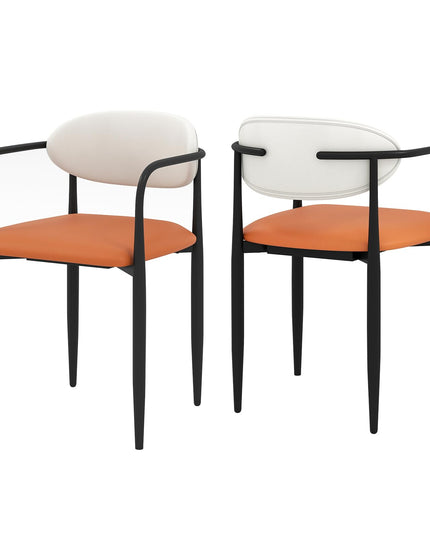 Giantex Modern Dining Chairs Set of 2/4 with Padded Seat