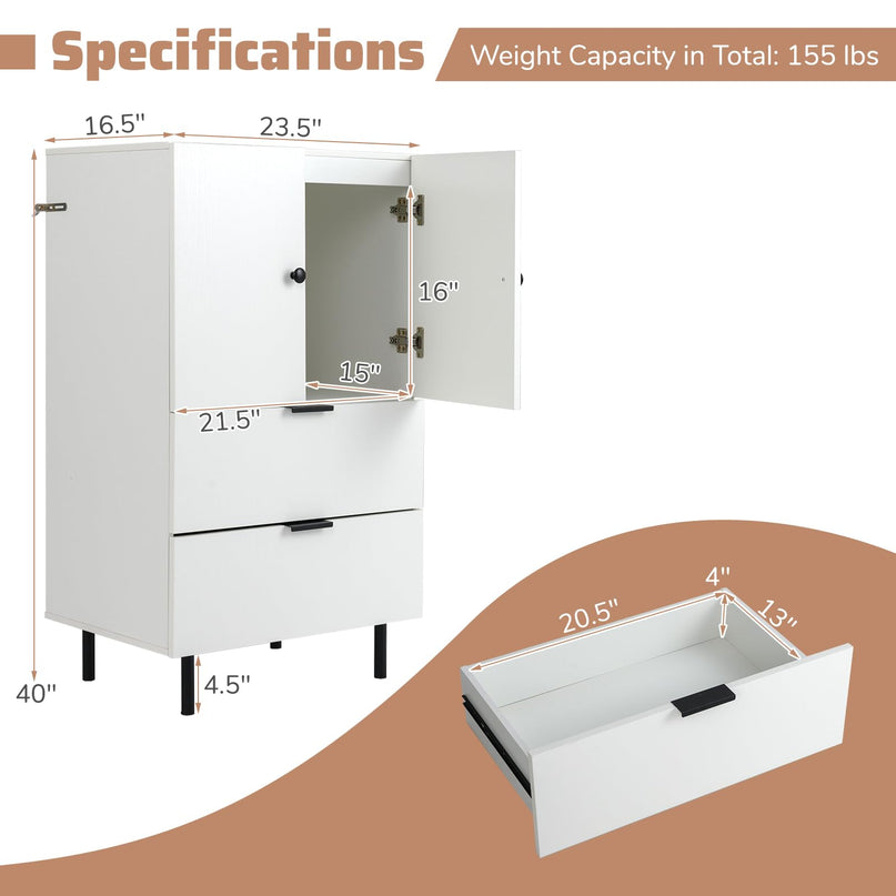 Giantex Buffet Cabinet with Drawers for Living Room