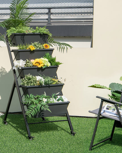 Giantex Vertical Raised Garden Bed on Wheels