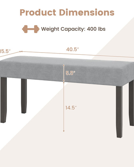 Giantex Upholstered Entryway Bench for Living Room