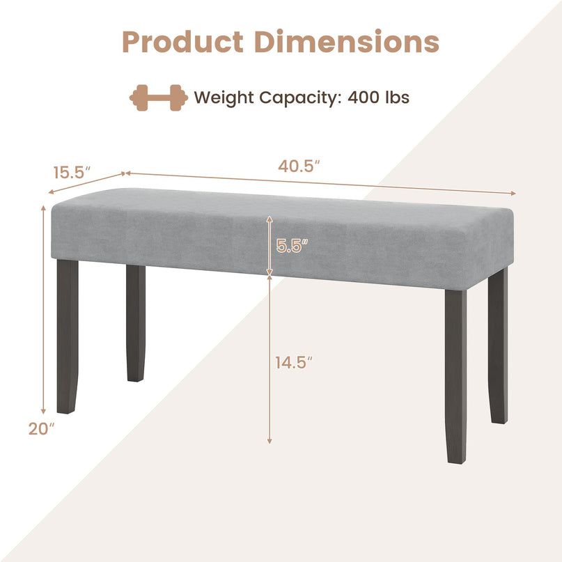 Giantex Upholstered Entryway Bench for Living Room