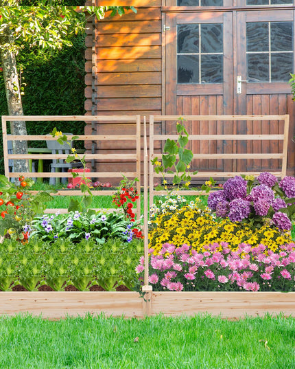 Giantex Raised Garden Bed with Trellis