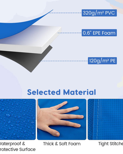 Giantex 14ft / 15ft / 16ft Trampoline Replacement Safety Pad With Opening Design