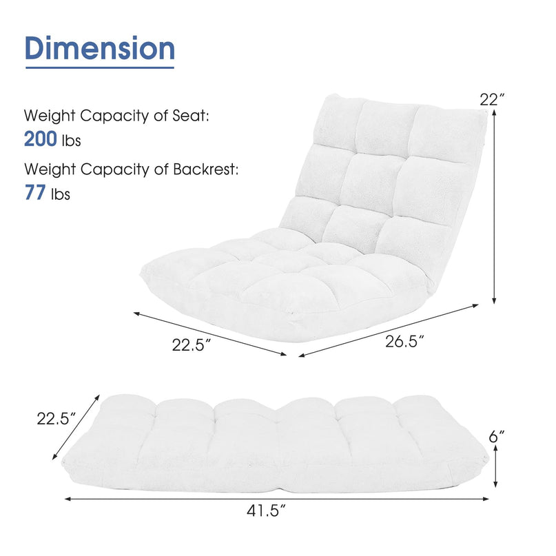 Giantex Floor Chair with Back Support for Living Room