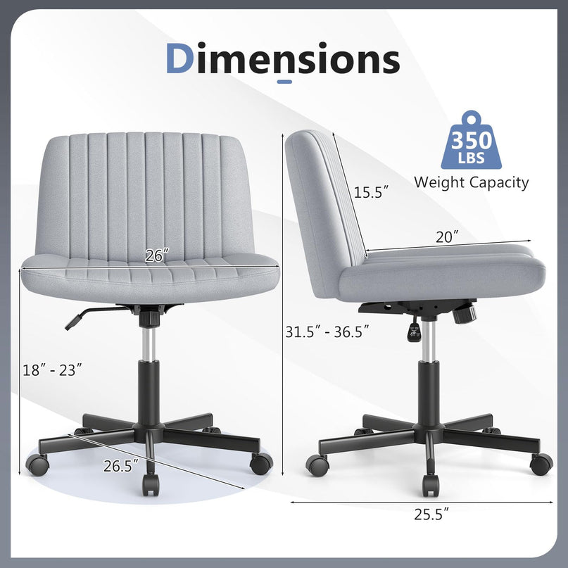 Giantex Criss Cross Chair with Wheels for Home