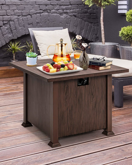 Giantex Gas Fire Pits for Outside - 32” Patio Fire Table
