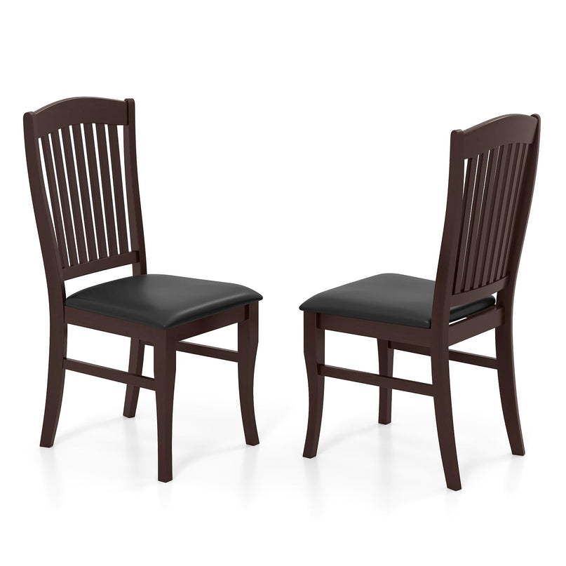 Giantex Wooden Dining Chairs Set for Restaurant