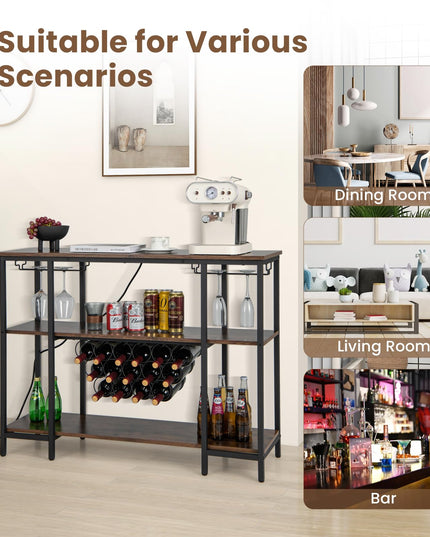 Giantex Wine Rack Freestanding Floor