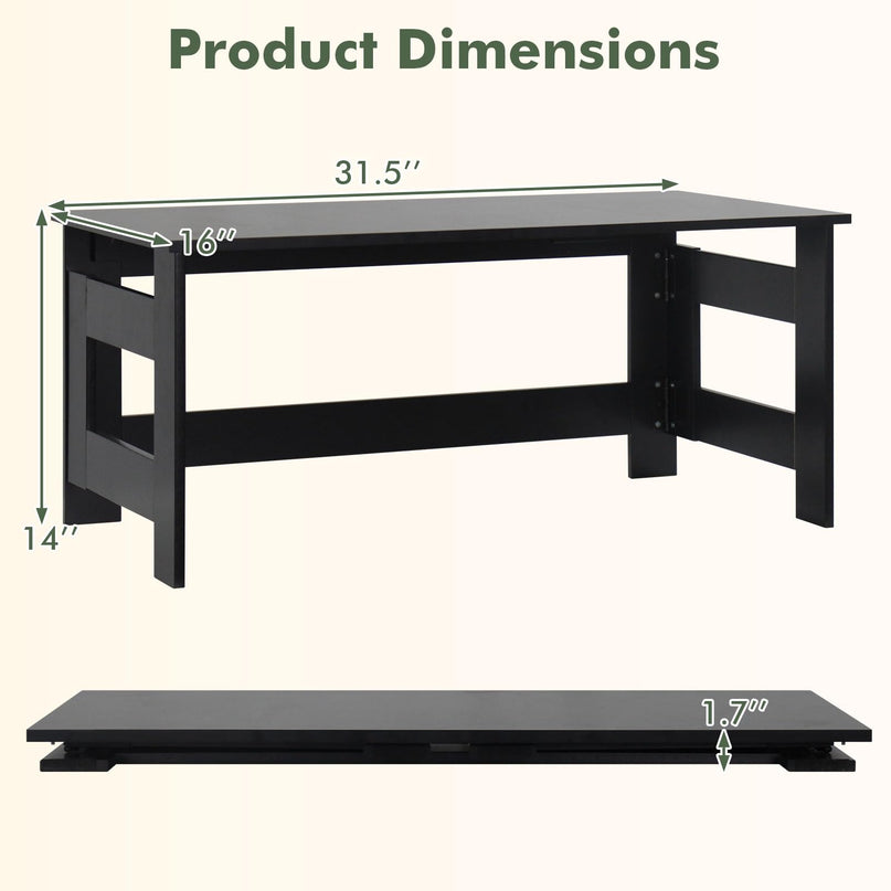 Giantex 31.5" Folding Coffee Table for Living Room