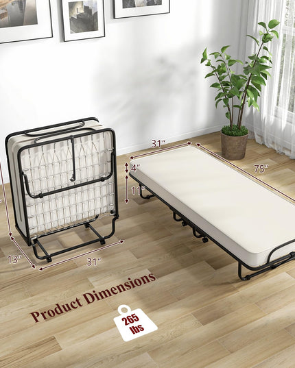 Giantex Folding Bed with Mattress