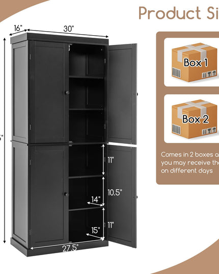 Giantex 4 Door Kitchen Pantry