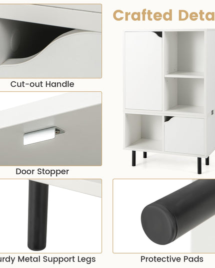 Giantex 5 Cube Stackable Bookcase