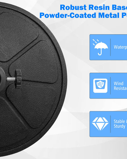 Giantex 31/40 lbs Patio Umbrella Base