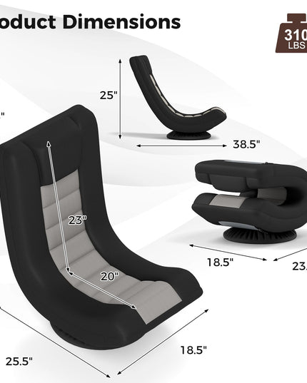 Giantex Floor Chair with Back Support, 4-Position Adjustable Back, Lazy Sofa Chair, Meditation Chair