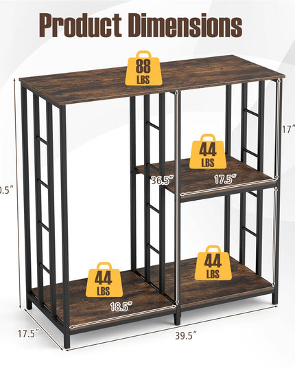 Giantex Kitchen Bakers Rack with Open Shelves