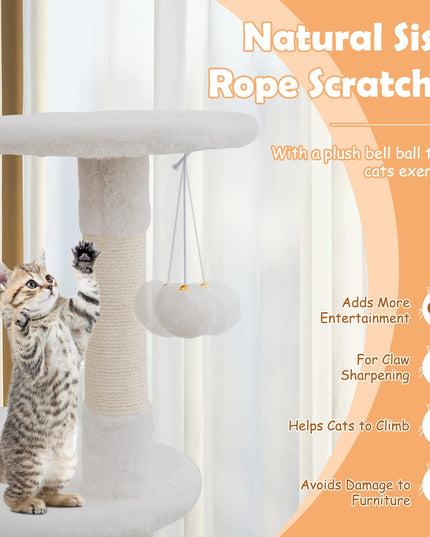 Giantex Cat Tree with Litter Box Enclosure