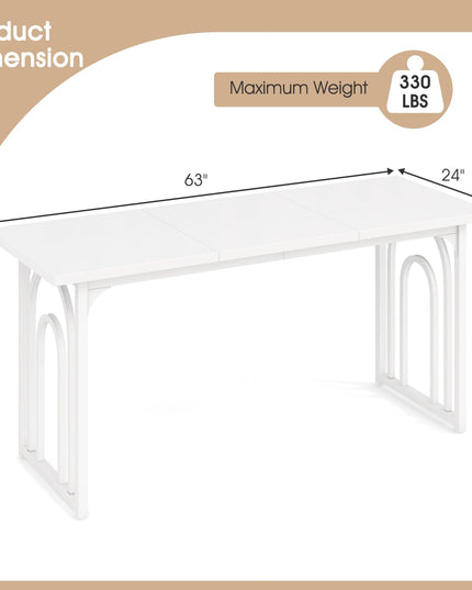 Giantex 63"x24" Dining Table for 6-8 People