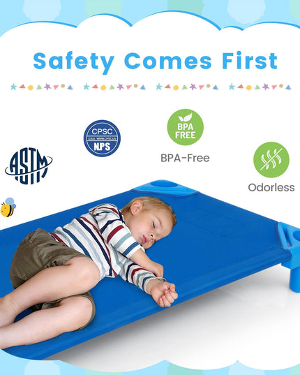 Giantex 6 PCS/4 PCS Stackable Daycare Cot for Kids