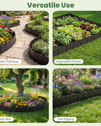 Giantex 70 Pcs Garden Landscape Edging Border