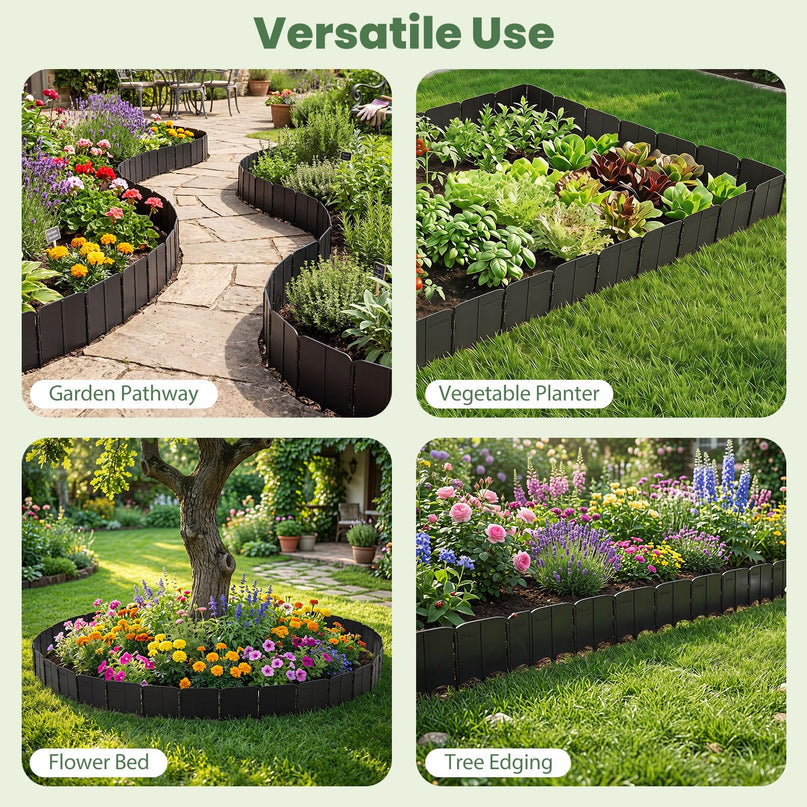 Giantex 70 Pcs Garden Landscape Edging Border