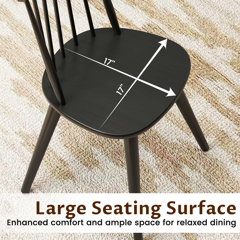 Giantex Windsor Dining Chairs Set of 2/4 for Dining Room Restaurant