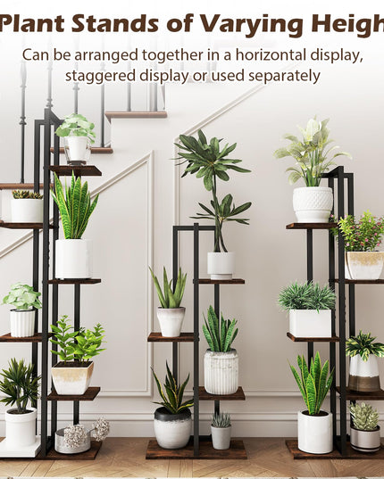 Giantex 3 PCS Plant Stand Indoor Set