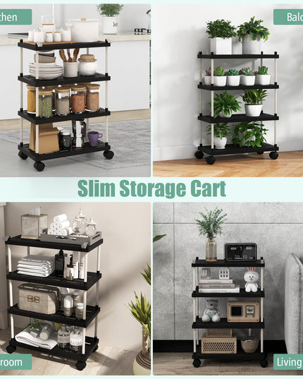 Giantex Kitchen Slim Storage Cart