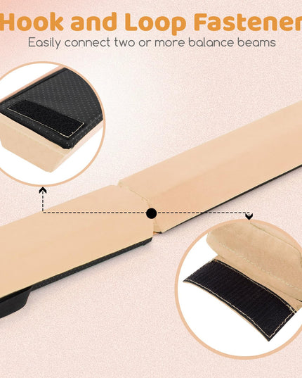 Giantex 7FT Balance Beam Folding Gymnastics Beam w/Carry Handles