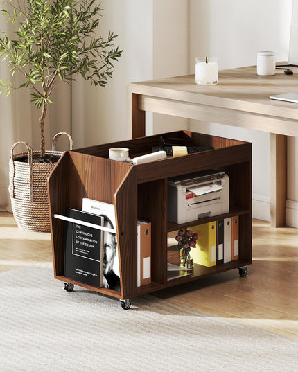 Giantex Rolling End Table with Storage for Study Living Room Bedroom